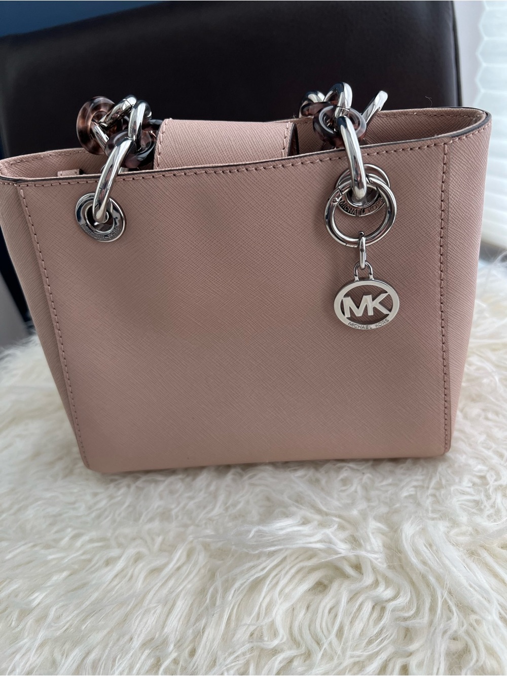 Michael Kors Cynthia Saffiano Leather Satchel